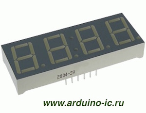 Индикатор 4 bit 0.56" SH5461AS 7-сегментный